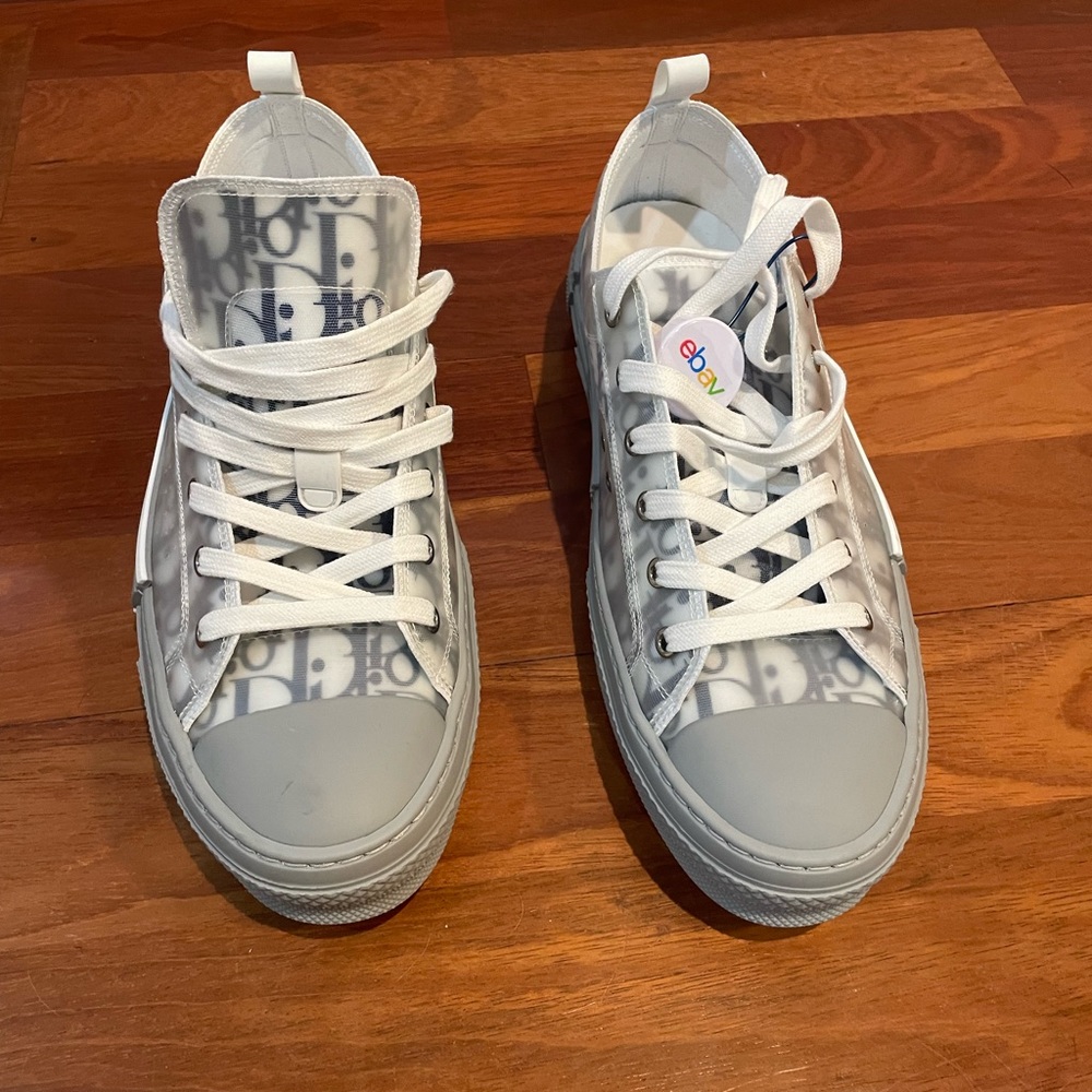 Dior B23 White/Grey/Navy Size 12 Men’s (EU45) - Picture 10 of 14